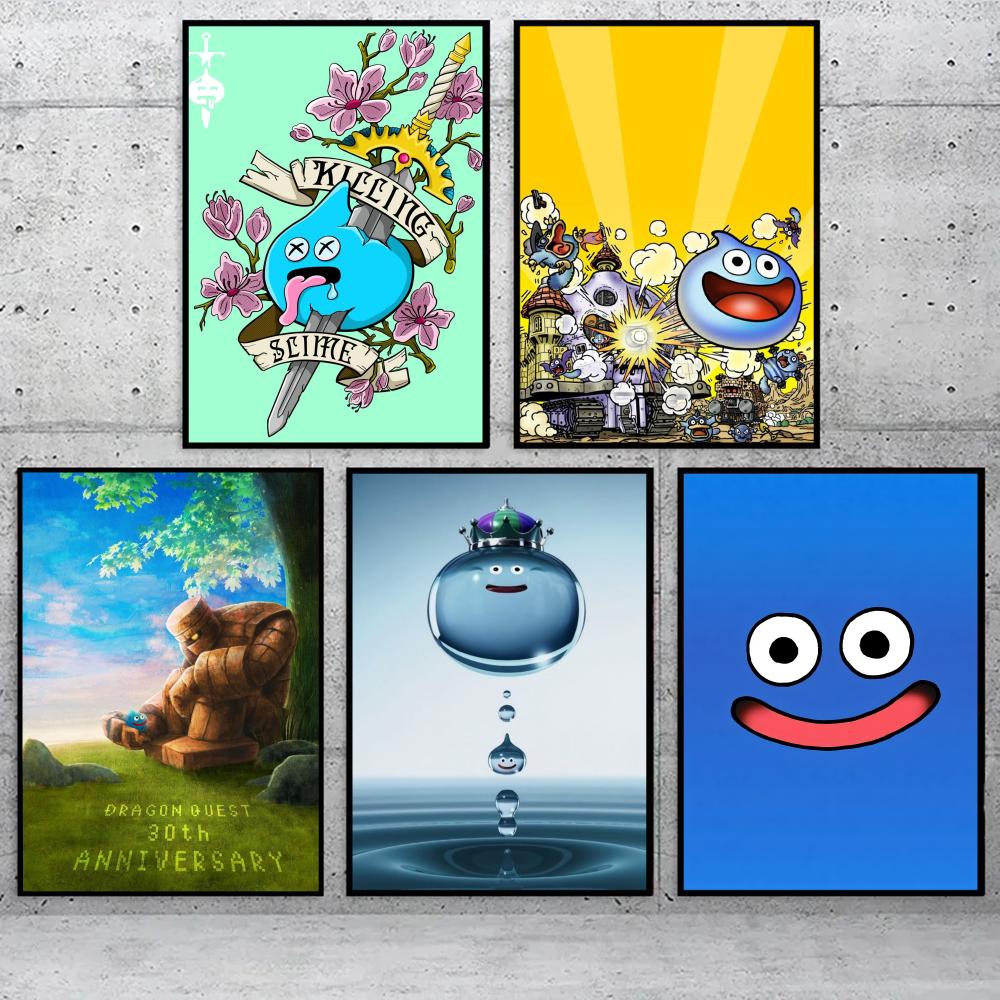 D-Dragon Quest Slime Poster Pe - Office Quest 评论和价格