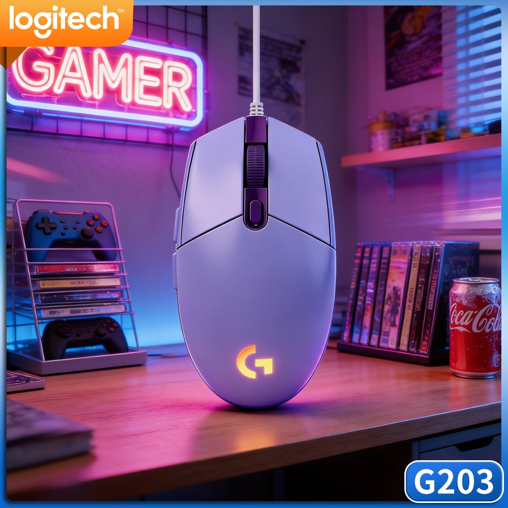 Logitech G203 Wired Gaming Mou - Logitech Mouse G203 评论和价格