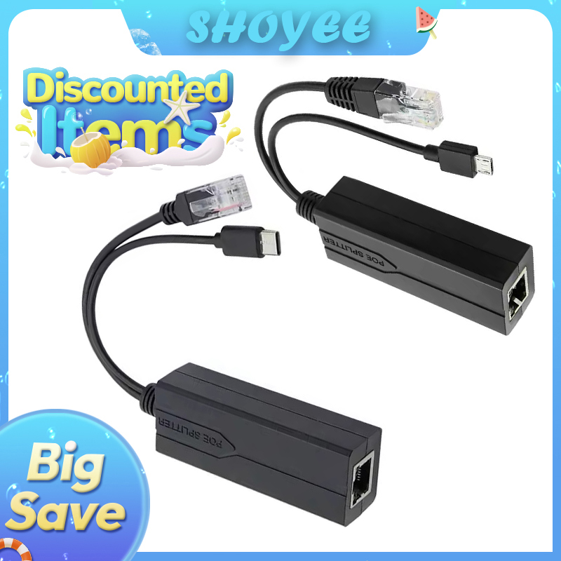 POE Splitter 48V to 5V Micro U - Power Over Ethernet 评论和价格