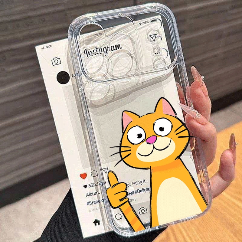 Cute Cartoon Orange Cat Phone  - Receipt Printer Thermal 评论和价格