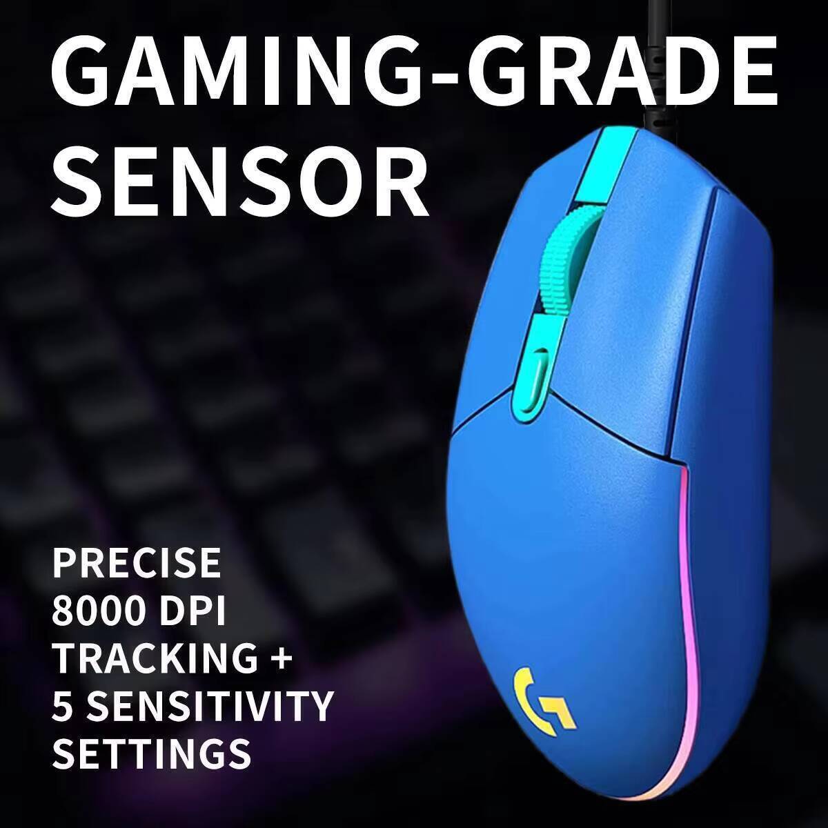 Logitech G203 Prodigy Wired Ga - Logitech Mouse G203 评论和价格